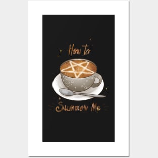 Funny Coffee Design - Perfect for Halloween Posters and Art